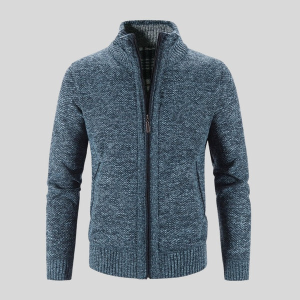 Men's Stand Collar Zip Jacket