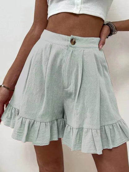 Loose-fitting Shorts High-waisted Shorts For Women