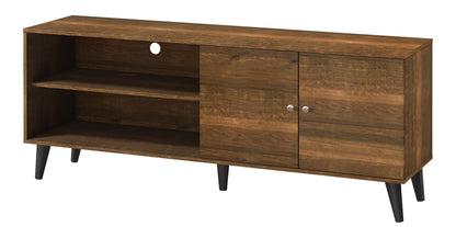 Amidon - TV Stand, With 2 Storage Shelves and 1 Cabinet