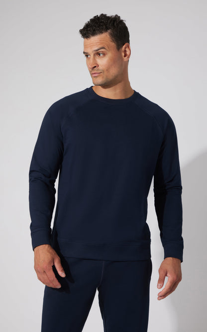 90 Degree by Reflex Men's Mini Zurry Crew Neck Sweatshirt