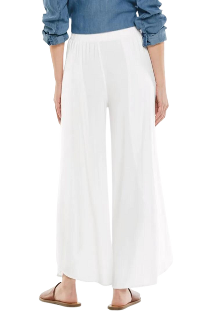 Coolibar Women's Lynsu Wide Leg Pants UPF 50+ - White