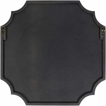 Abangay Gold Contemporary Wood Frame Mirror - Clearance