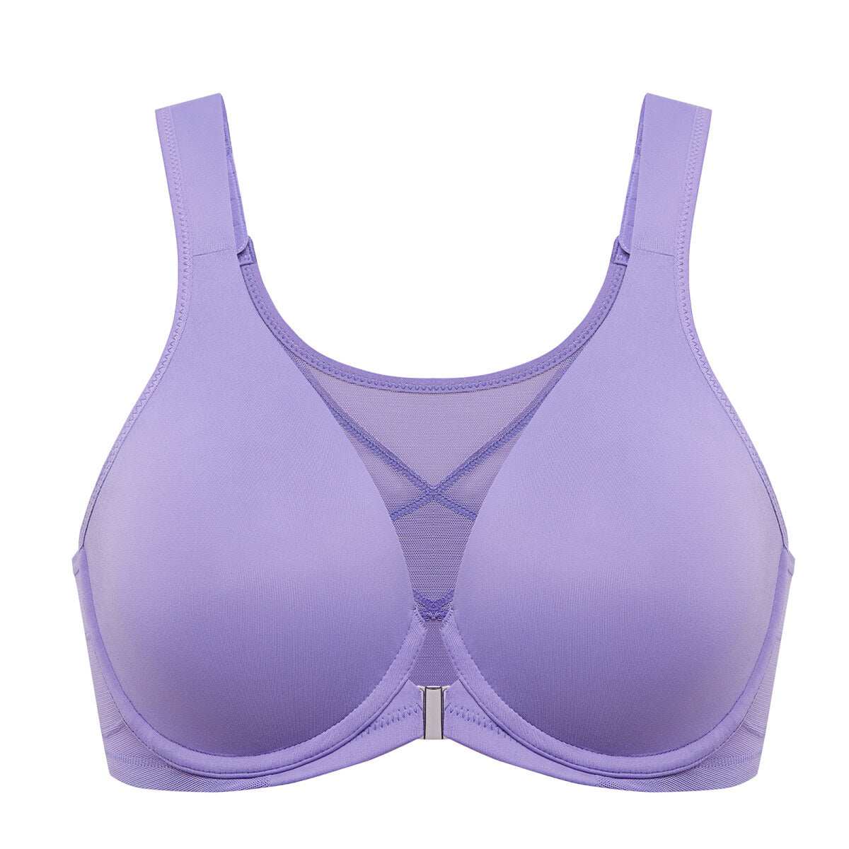 Front Closure Posture Support Underwire Plunge Bra