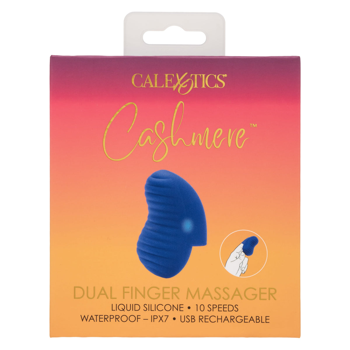 CalExotics Cashmere Dual Finger Massager