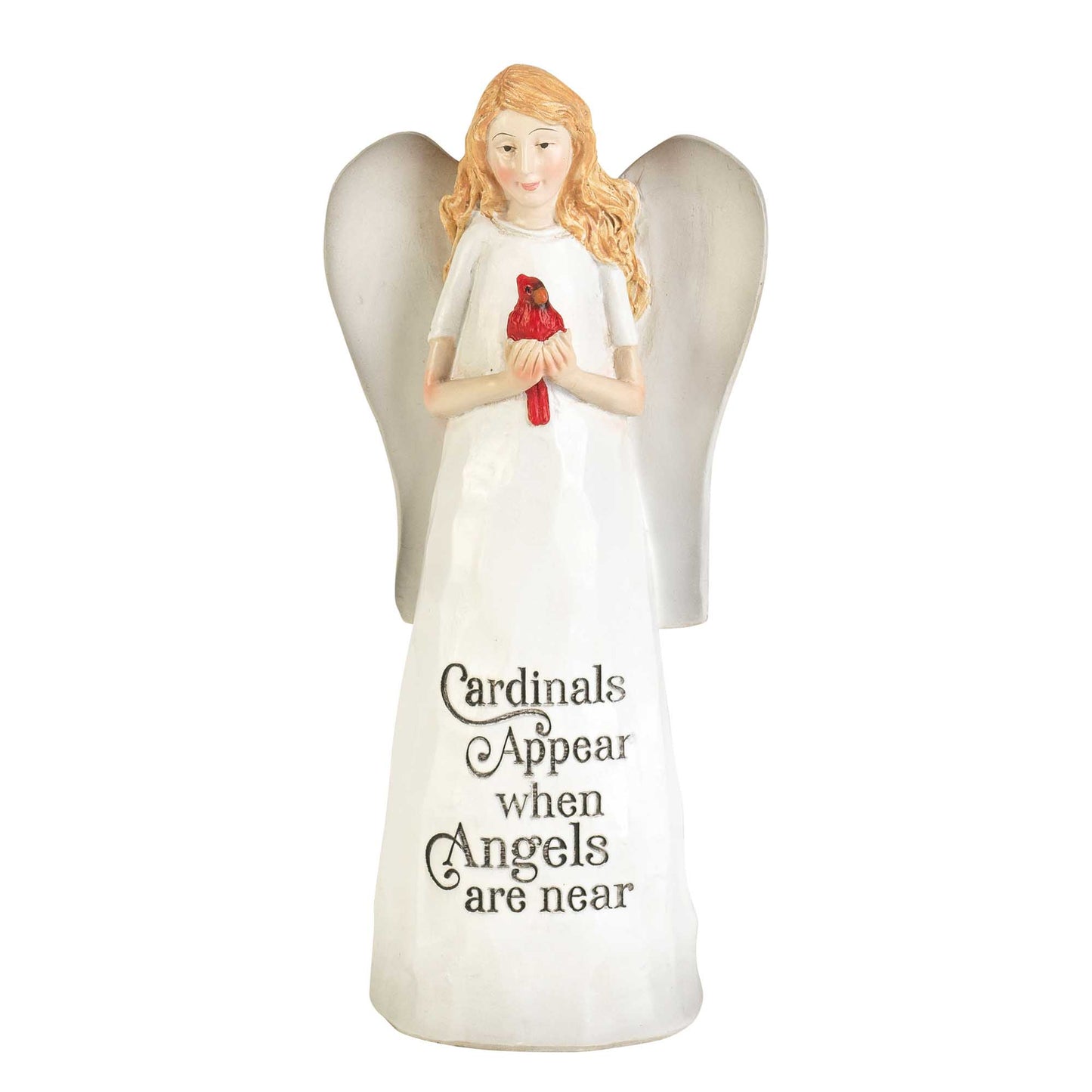 Cardinals Appear When Resin Angel 6"