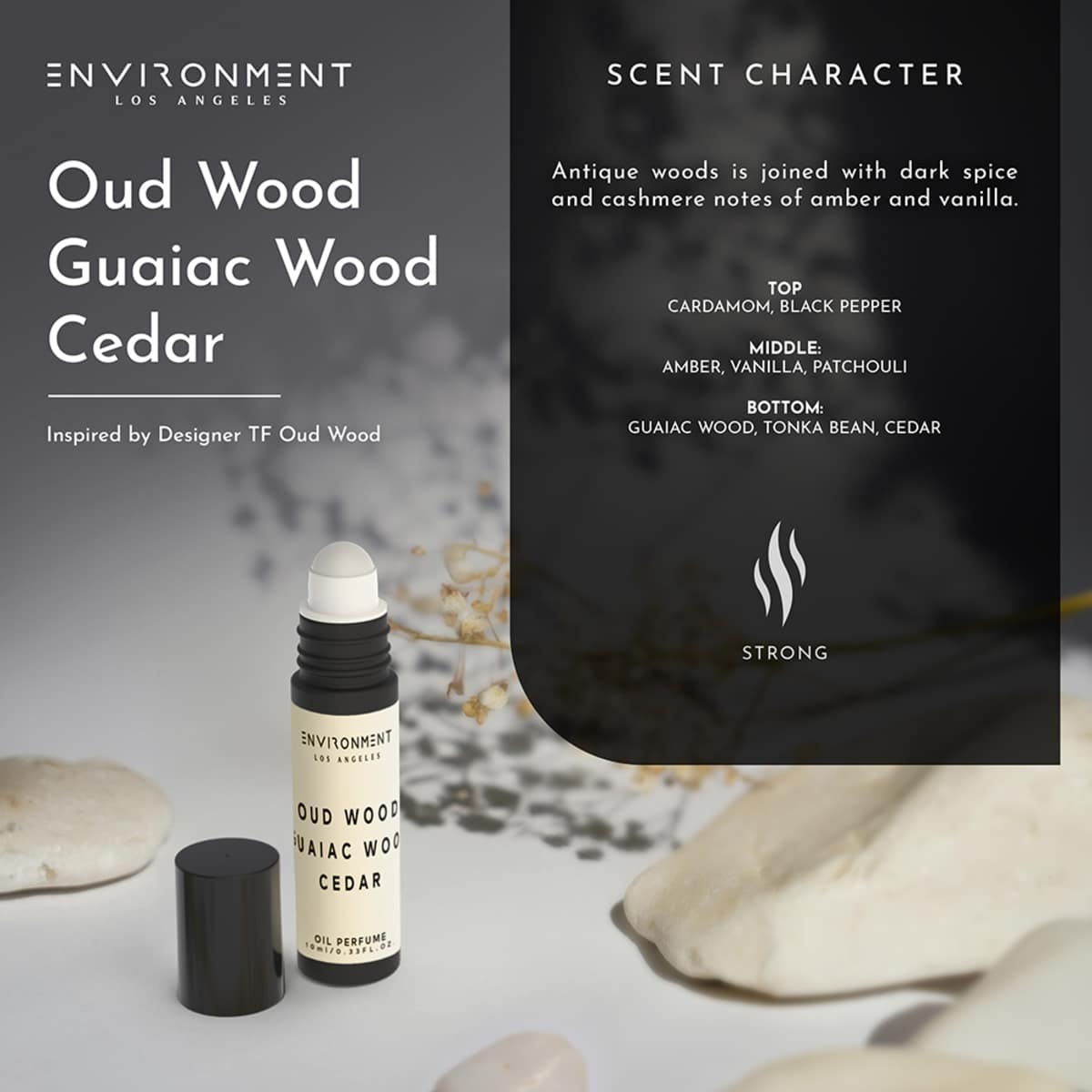 ENVIRONMENT 10mL Roll-on Oil Perfume Baies Currants Quince