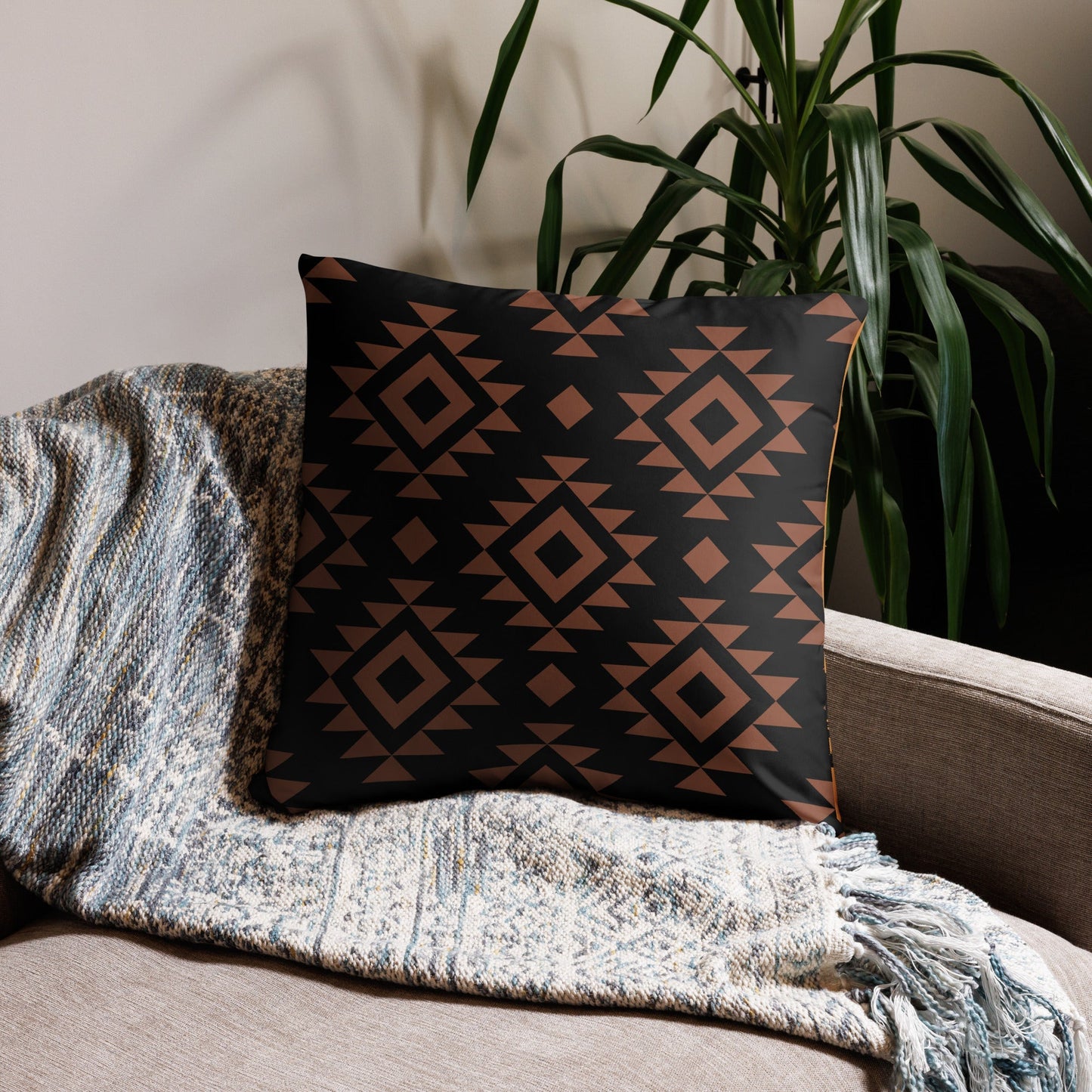 Desert Cowboy Large Basic Pillow