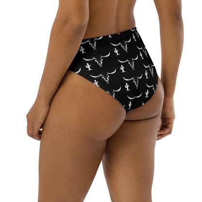 Baha Ranch Yeehaw White Bullhead Cactus Bikini Bottom