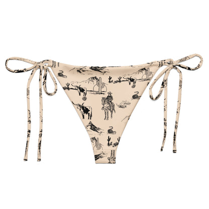 Baha Ranch Yeehaw Cowboy Ranch String Bikini Bottom