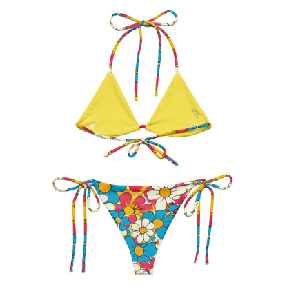 Baha Ranch Yeehaw Flower Child Retro String Bikini