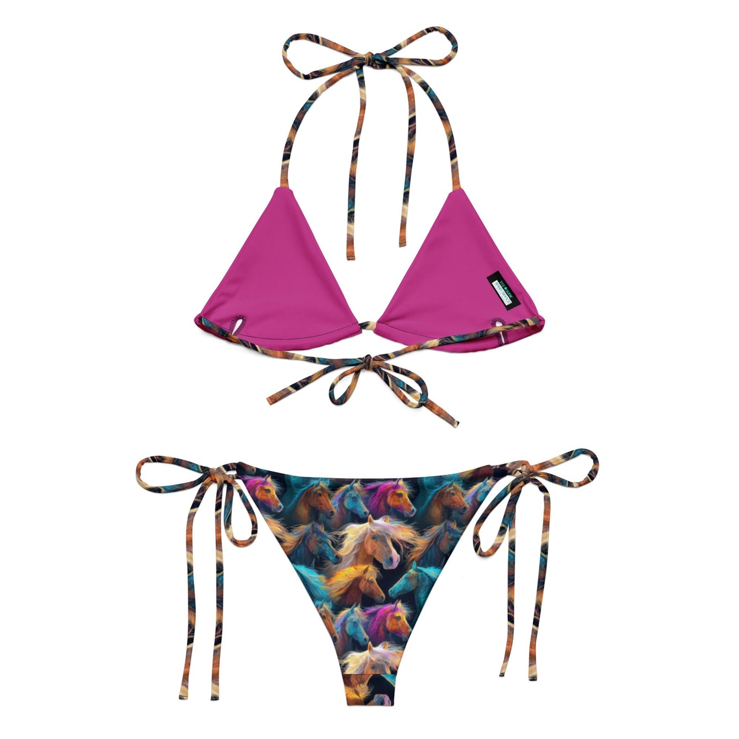 Baha Ranch Yeehaw Wild Horses String Bikini