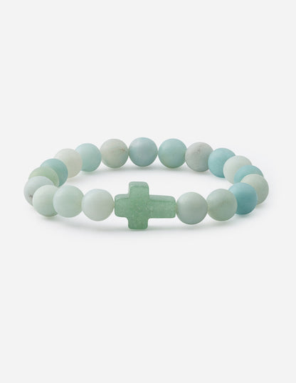 Elevated Faith Amazonite Cross