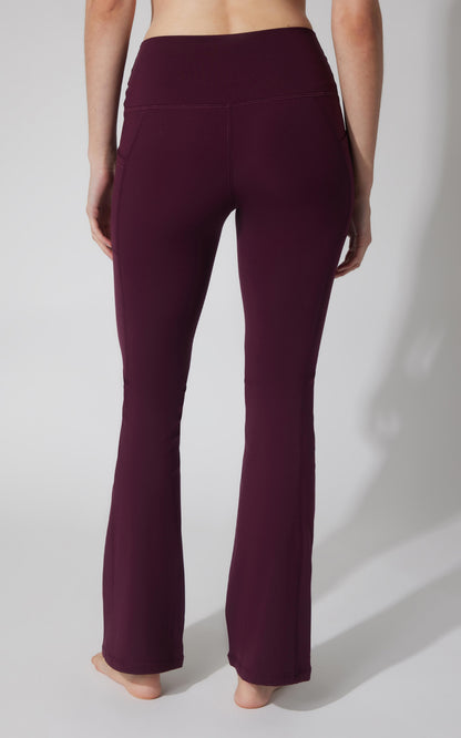 90 Degree by Reflex Polarlux Tribeca Elastic Free Full Length Side Pocket Flare Leg Pant