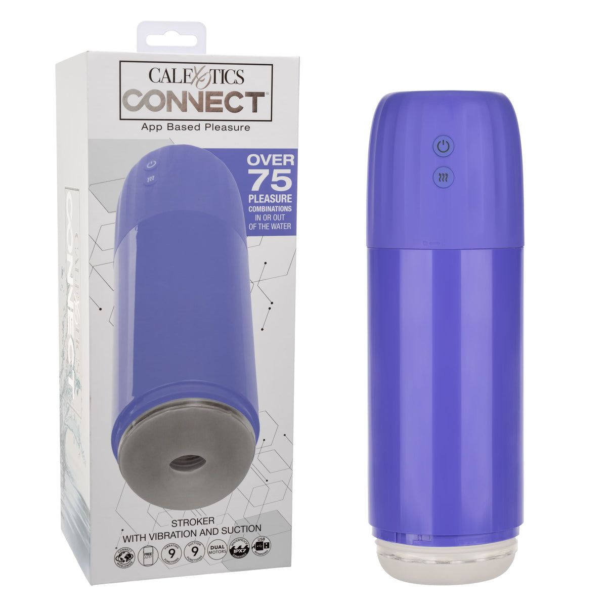 CalExotics CalExotics Connect Stroker with Vibration and Suction