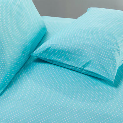 Elegant Comfort 6-Piece Polka Dot Printed Sheet Set - Soft as a Hotel Premium Quality