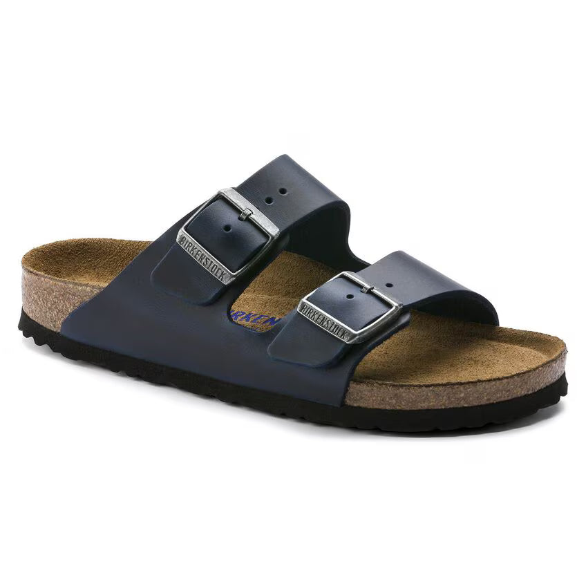 Birkenstock Arizona Prof Soft Footbed Leather Blue