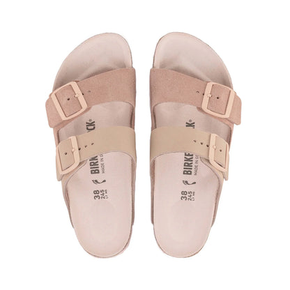 Birkenstock Arizona Split Nubuck Leather Light Rose