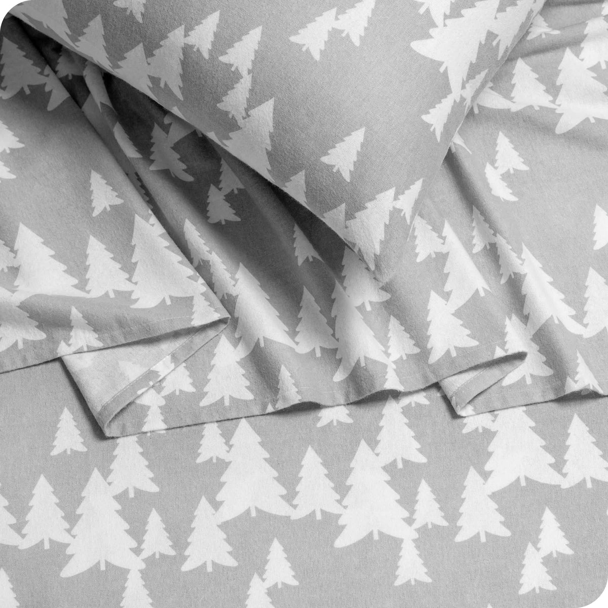 Bare Home  Double Brushed Cotton Flannel Sheet Set