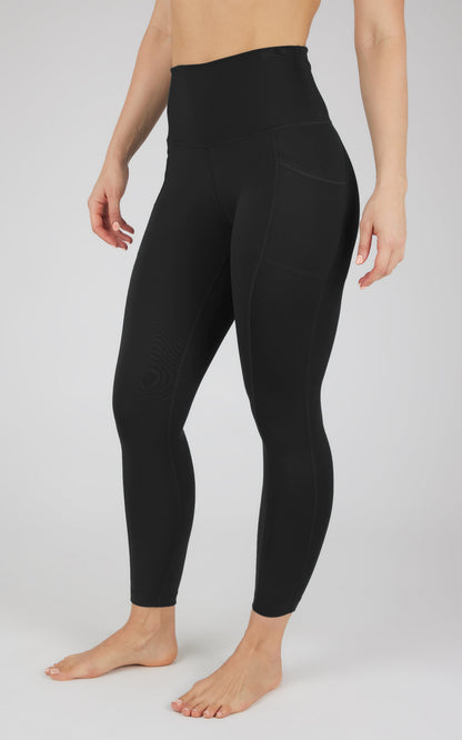 90 Degree by Reflex Lux Elastic Free High Waist Side Pocket 7/8 Ankle