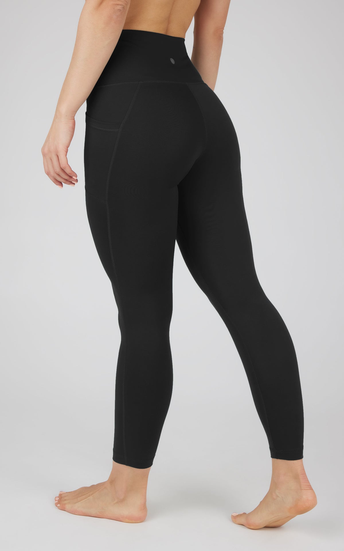 90 Degree by Reflex Lux Elastic Free High Waist Side Pocket 7/8 Ankle