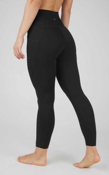 90 Degree by Reflex Lux Elastic Free High Waist Side Pocket 7/8 Ankle