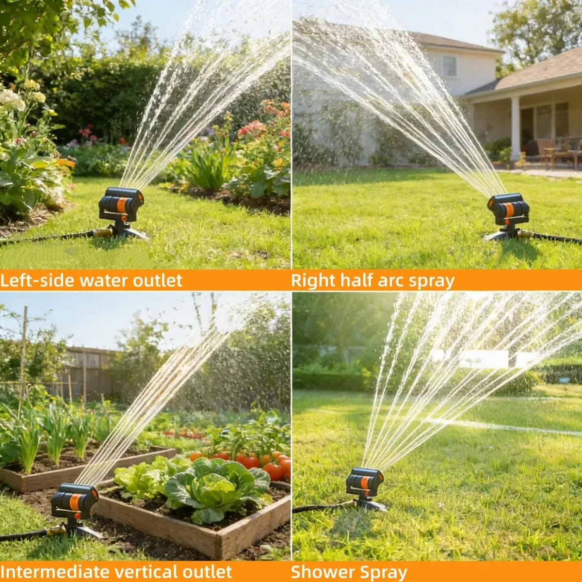 16-Hole Automatic Oscillating Sprinkler