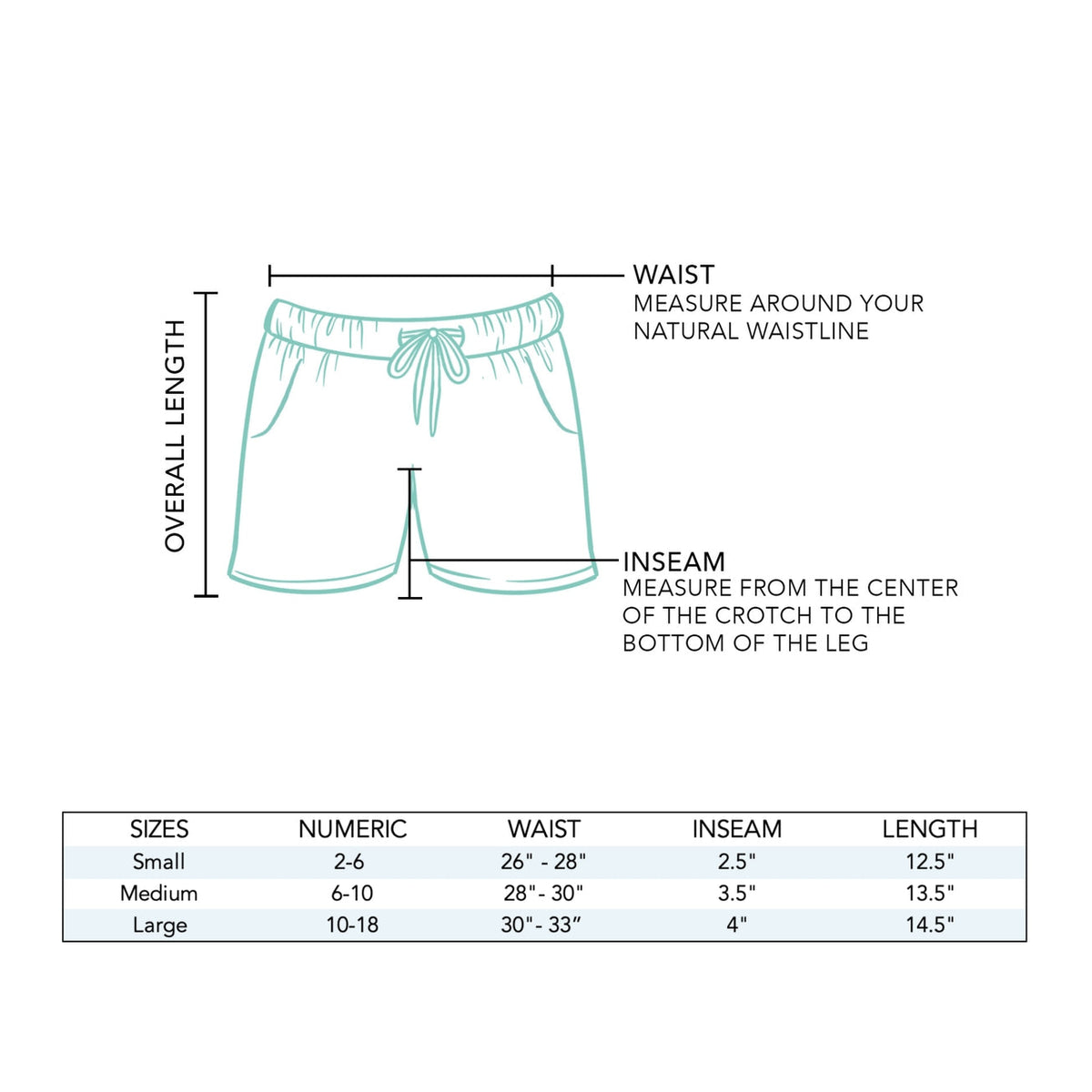 Lotus and Luna Cotton Cabana Shorts - Black