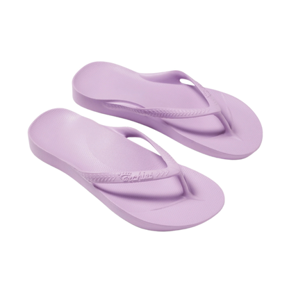 Archies Arch Support Flip Flops - Lilac