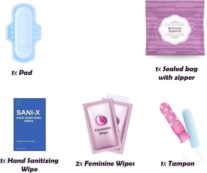 Feminine Hygiene Kits Pack of 10 (Purple)