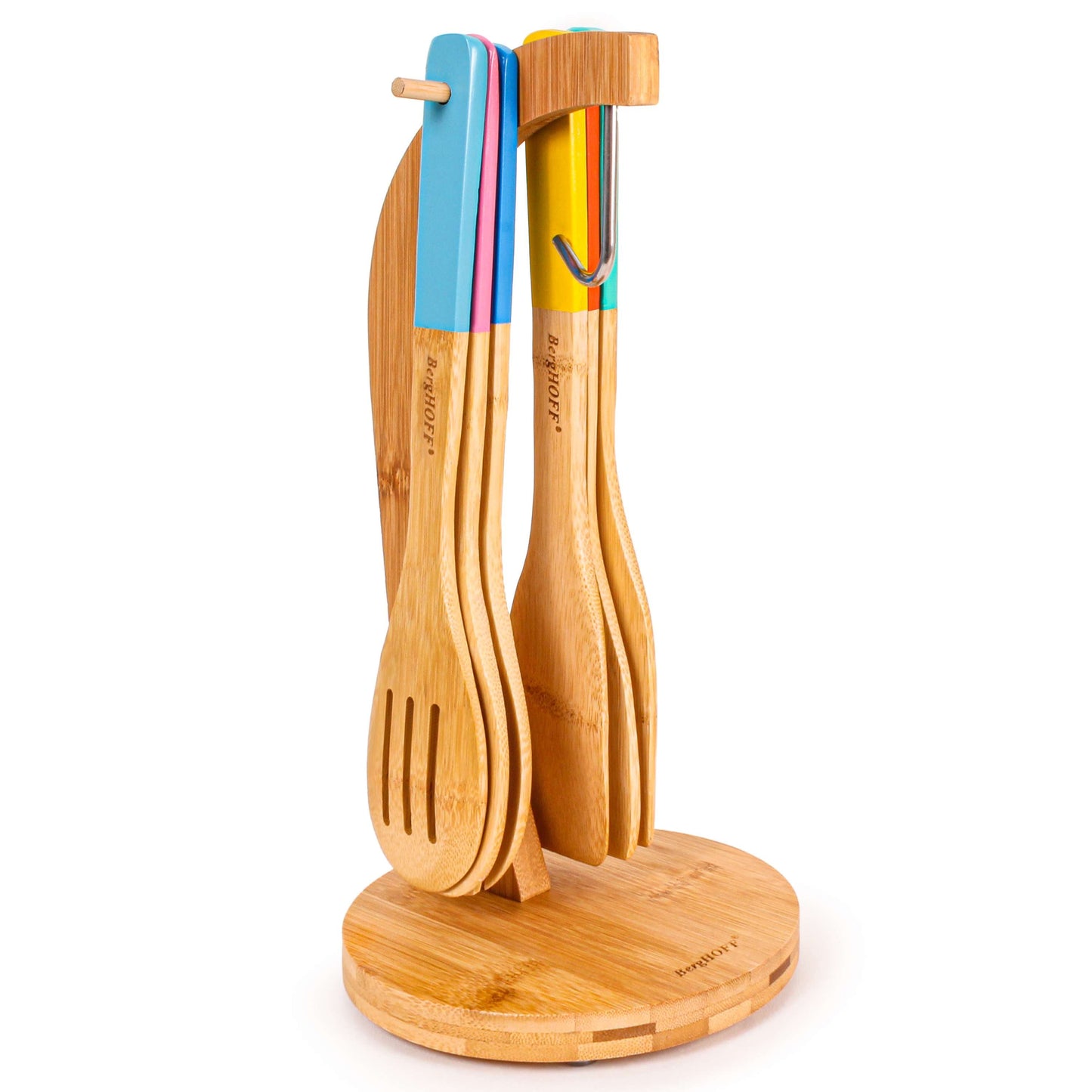 BergHOFF Essentials 7Pc Bamboo Banana Hanger and Utensil Set