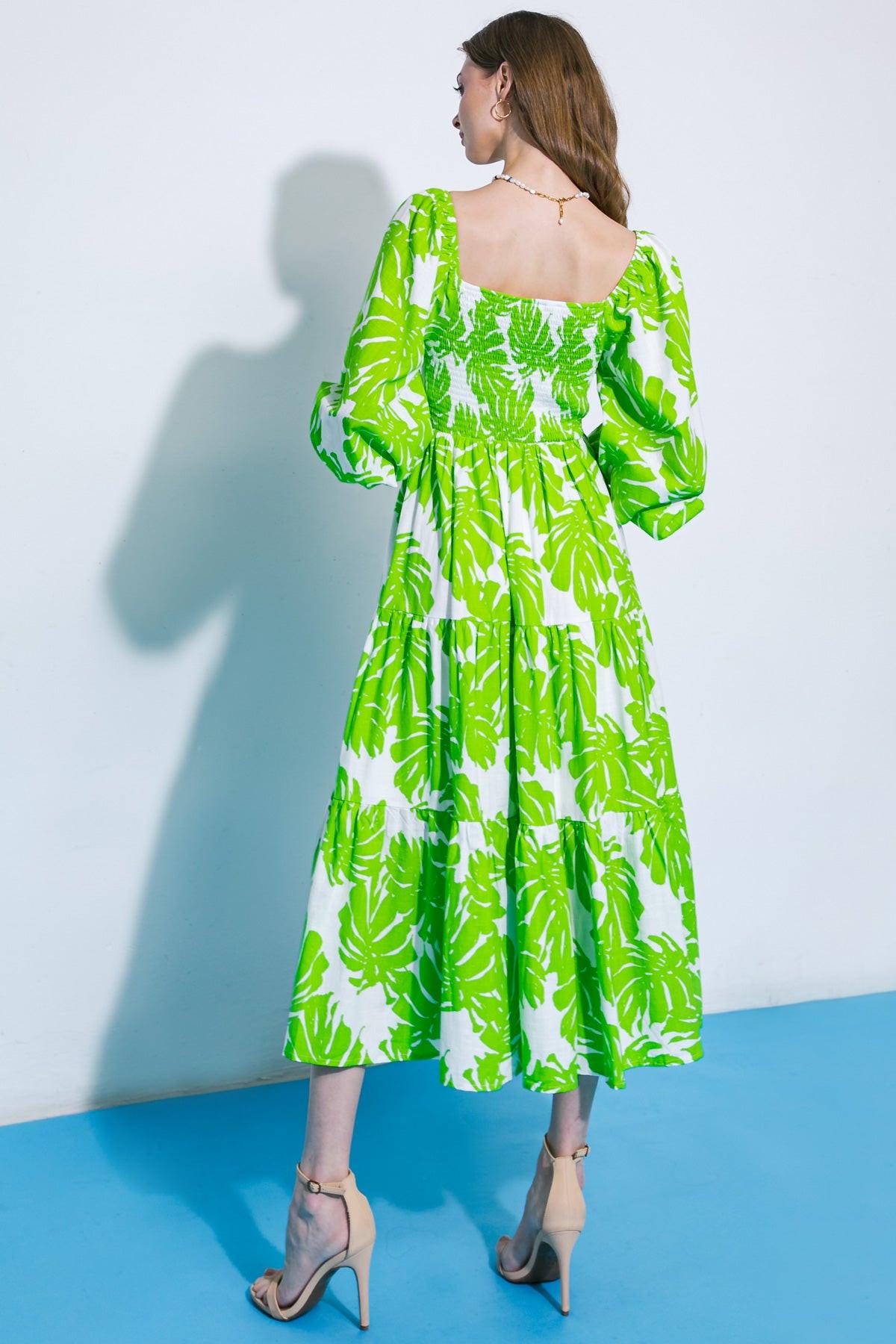 All the Drama Woven Midi Dress