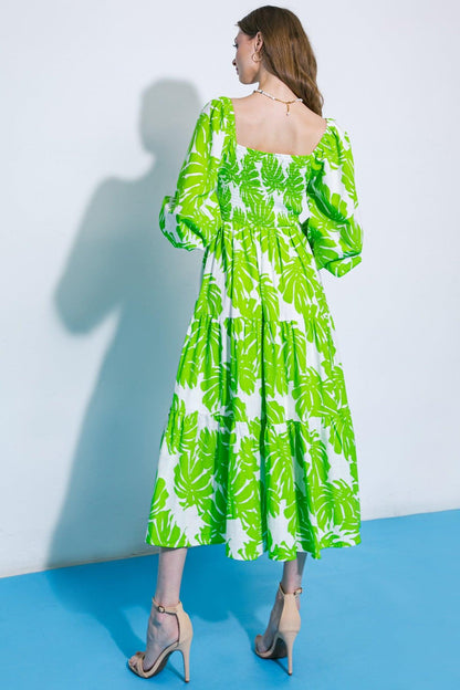 All the Drama Woven Midi Dress