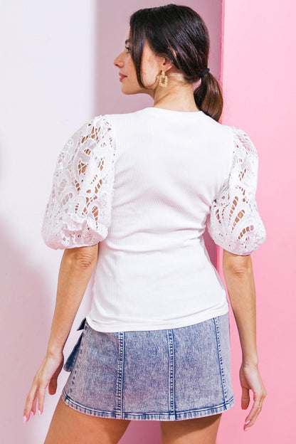 Getting Into the Groove Knit Top