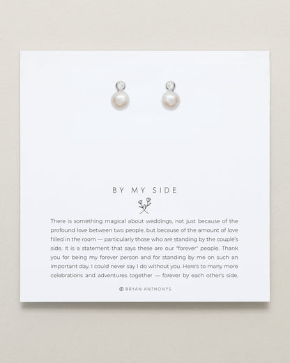 By My Side Pearl Studs