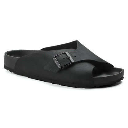 Birkenstock Unisex Arosa Natural Leather Exquisite Black