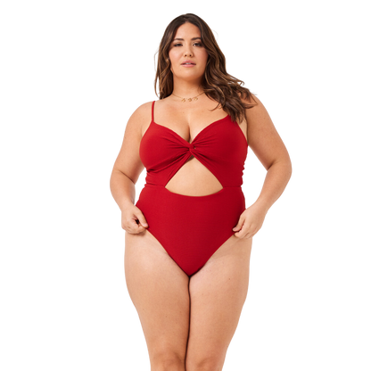 L Space Kyslee Classic One Piece Swimsuit - Redwood - FINAL SALE