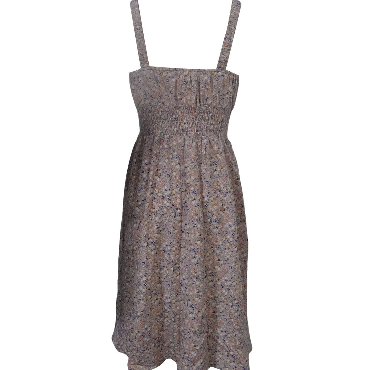 Floral Backless A-Line Dress for Women