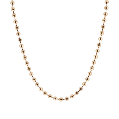 Necklace Rose Gold Storm Crystal Ball