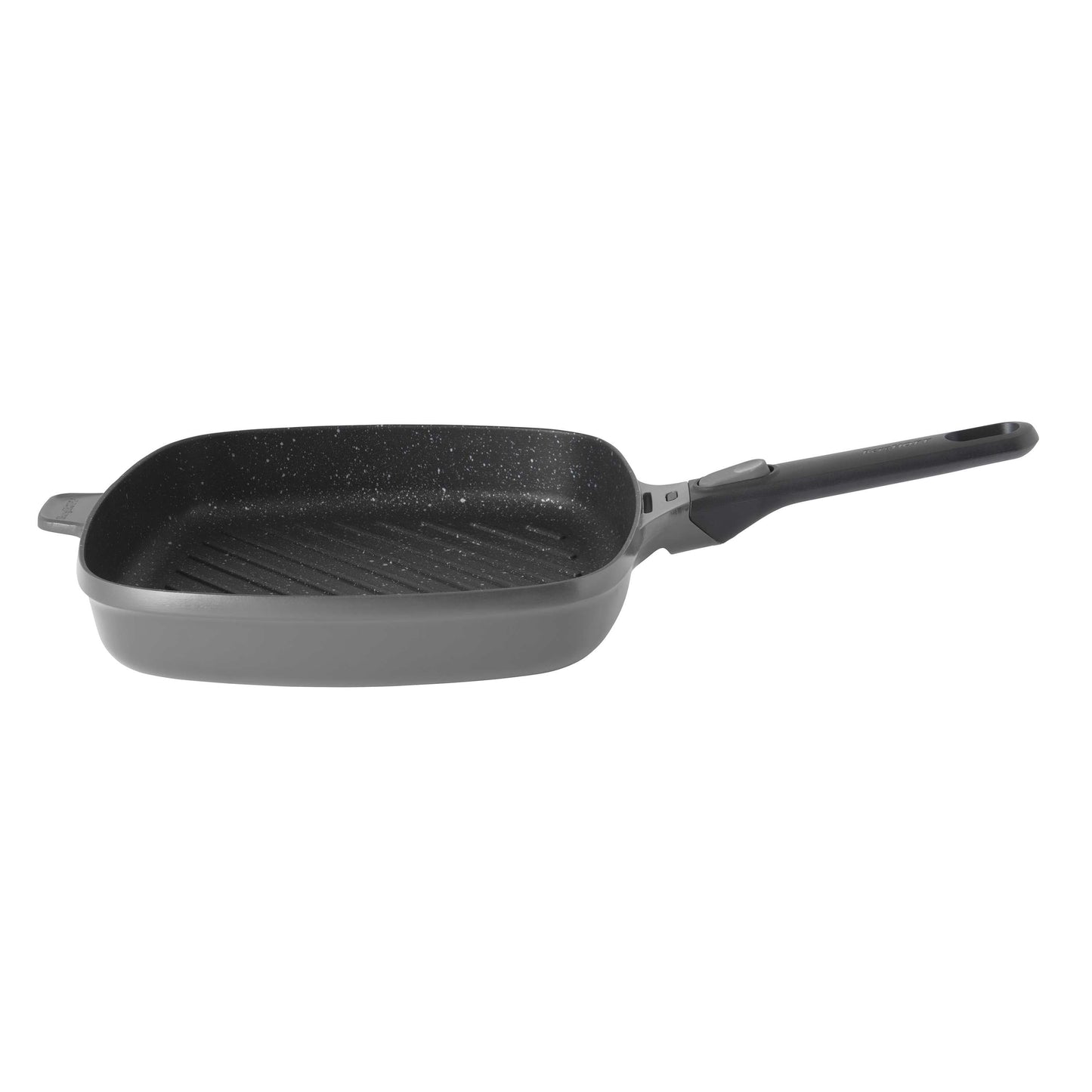 BergHOFF GEM 11" Nonstick Square Grill Pan, Black