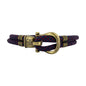 Phinity Rope Bracelet For Men Brass Navy Blue & Red Nylon By Paul Hewitt Size XXL