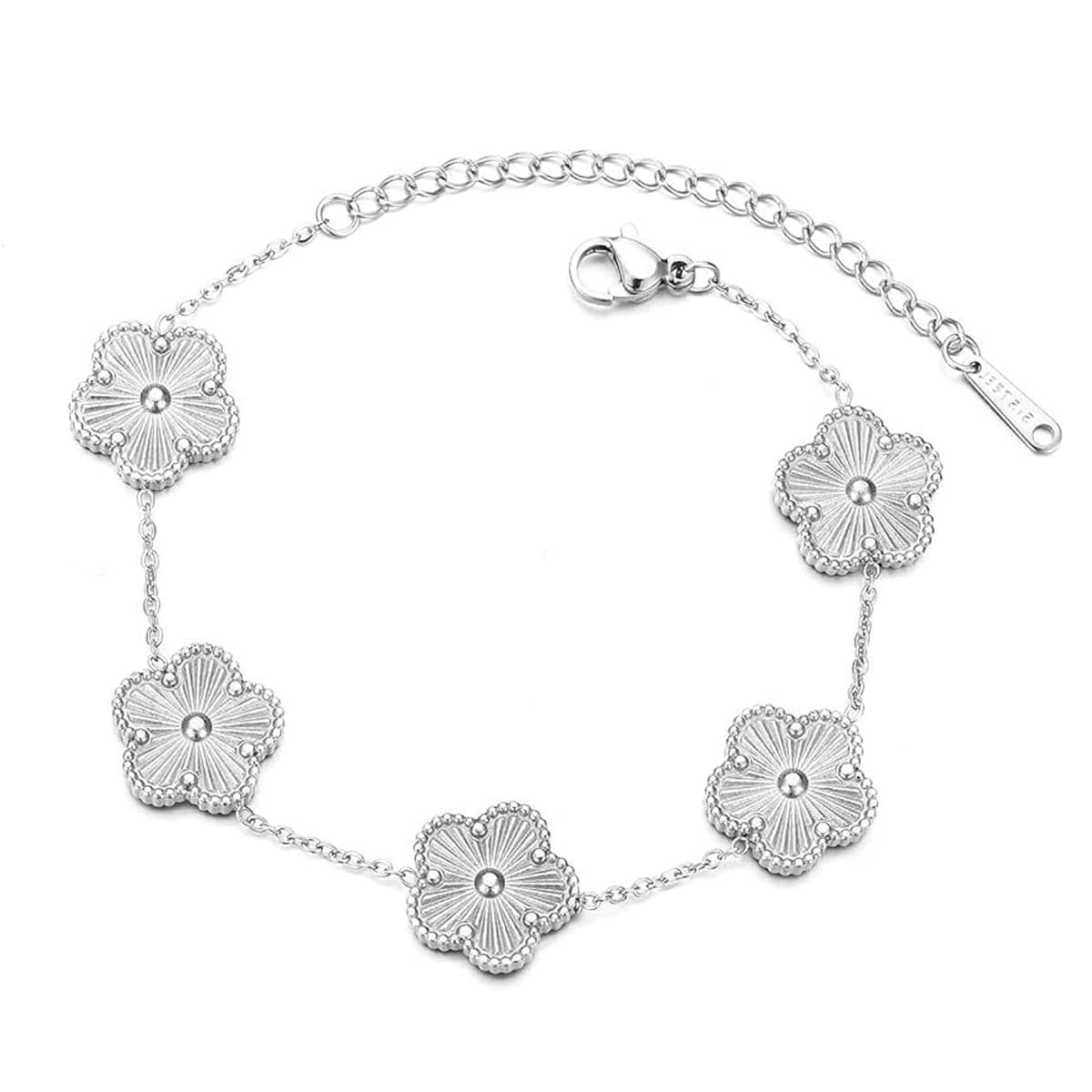 Adjustable Elegant Floral Bracelet