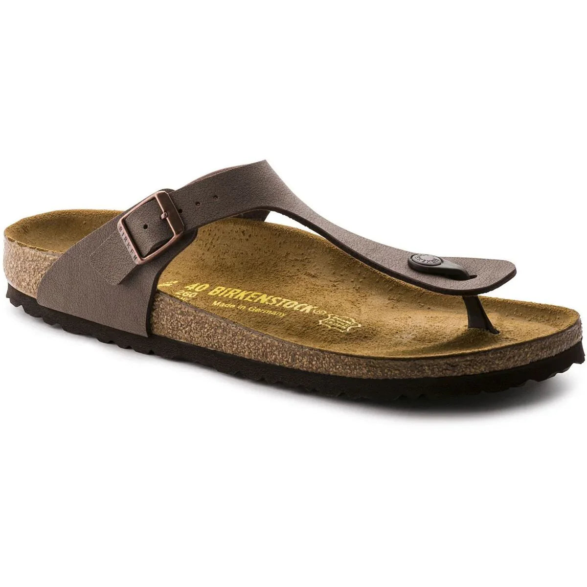 Birkenstock Gizeh Birkibuc Mocha Sandals
