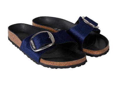 Birkenstock Madrid Big Buckle Nubuck Leather Midnight