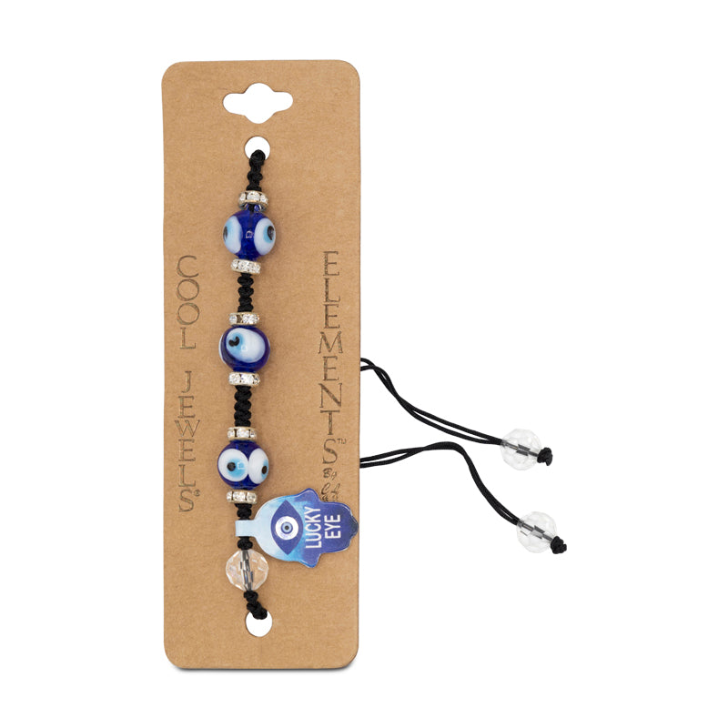 Elements Lucky Eye Anklet Bracelet By Cool Jewels - Choose Colour