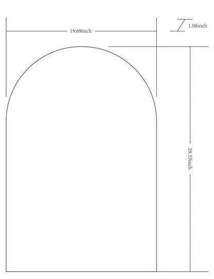 Brembilla Black Frame Mirror