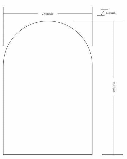 Brembilla Black Frame Mirror