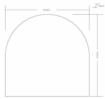 Brembilla Silver Gray Contemporary Mirror