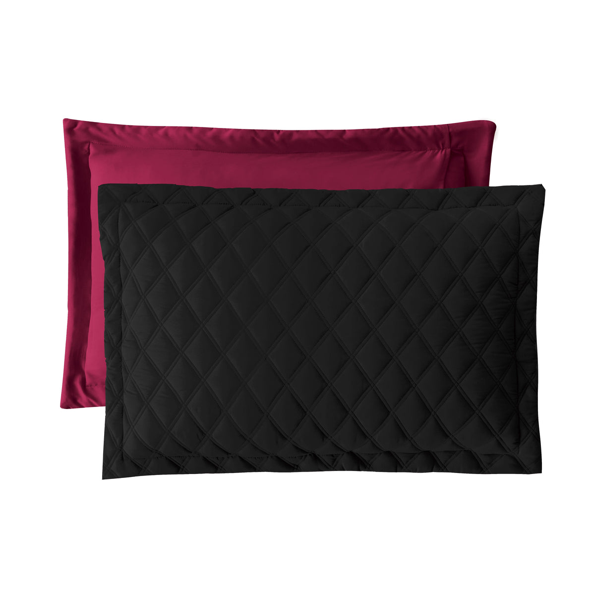 Elegant Comfort 3-Piece Diamond Quilted Reversible Bedspread Coverlet Set