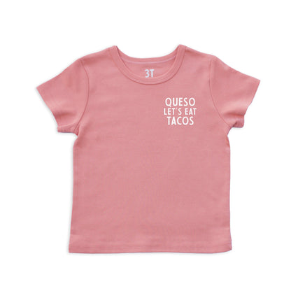 Frankie Jean Queso Let's Eat Tacos Kids Tee