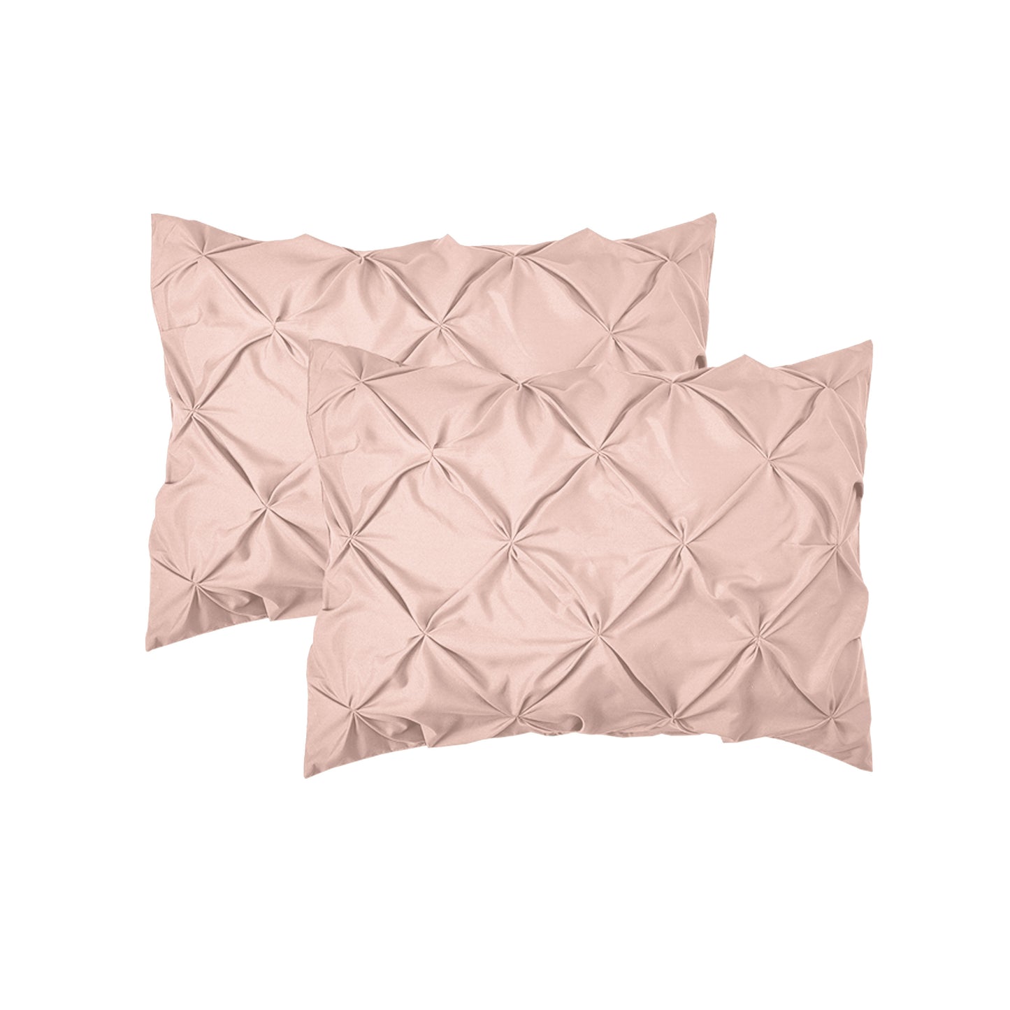 Elegant Comfort 8-Piece Pintuck Pinch Pleated Comforter Set - Includes 4-Piece Sheet Set with Double Sided Storage Pockets